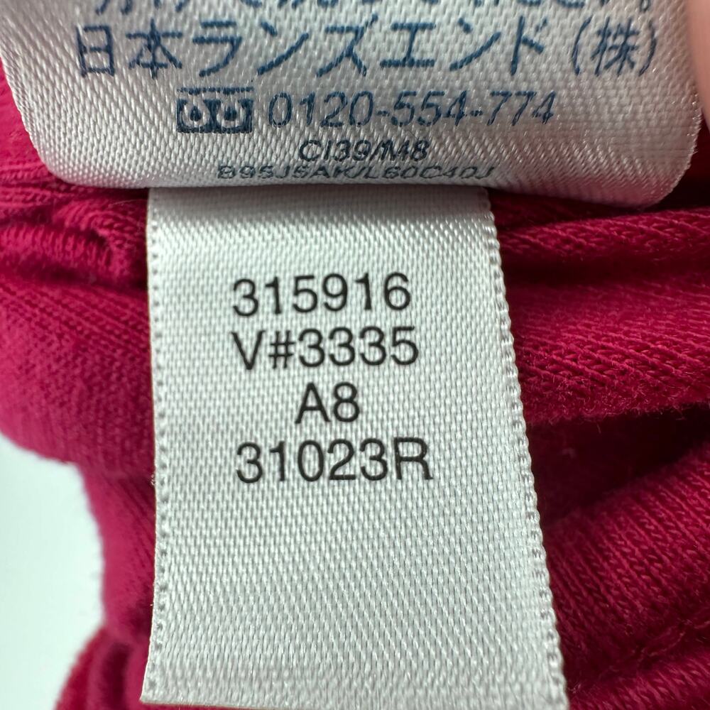 Lands' End Soft Fleece Vest WMNS XL Berry Pink Full Zip Stand Collar Sleeveless - Picture 7 of 8